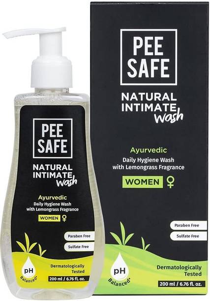 Pee Safe Natural Intimate Wash For Women| 100% Alcohol-Free | pH Balanced | Paraben-Free Intimate Wash