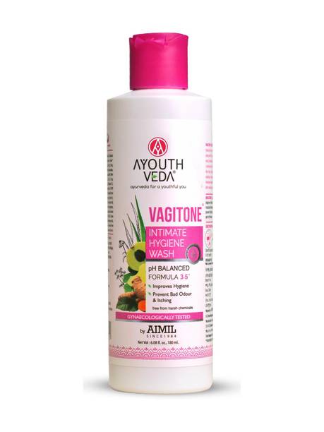 Ayouth Veda Vagitone Intimate Hygiene Wash For Women | With Aloe Vera, Amla & Green Tea Intimate Wash