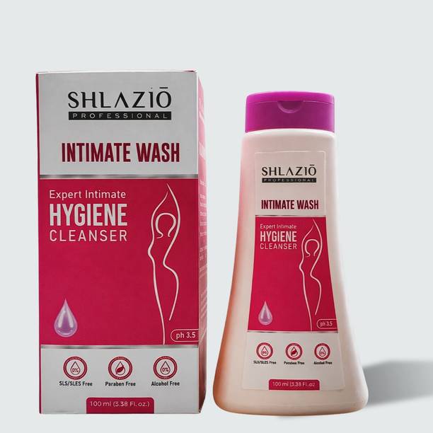 shlazio Intimate Wash for Women | pH 3.5 Hygiene Cleanser , Paraben & Alcohol Free Intimate Wash