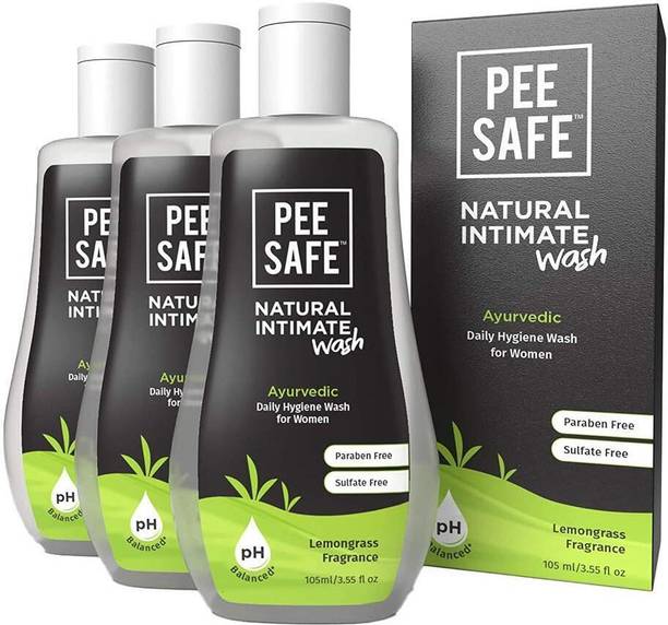 Pee Safe Natural Intimate Wash For Women (Pack of 3) Intimate Wash