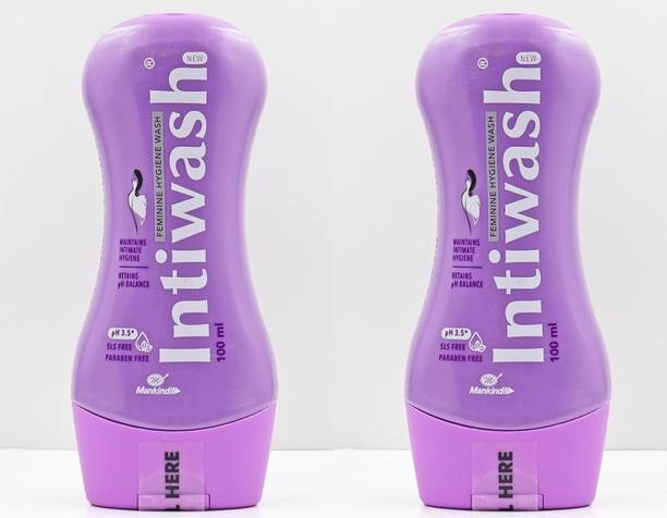 MANKIND Intiwash Hygiene wash for women | prevents itching, pain, odour | 50ml x 2 Intimate Wash