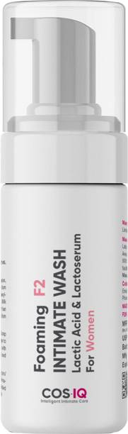 Cos-IQ Foaming F2 Intimate Wash for Women, Hygiene Wash with Lactic Acid & Lacto serum Intimate Foam
