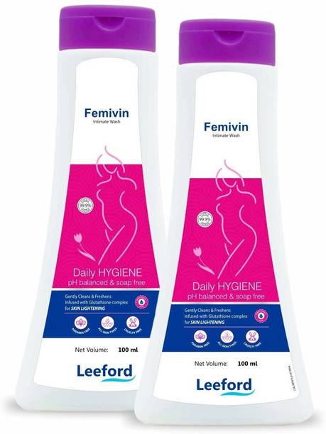 Leeford Intimate Wash With Tea Tree & Aloe | pH Balanced, Soap-Free, Odor-Control Intimate Wash