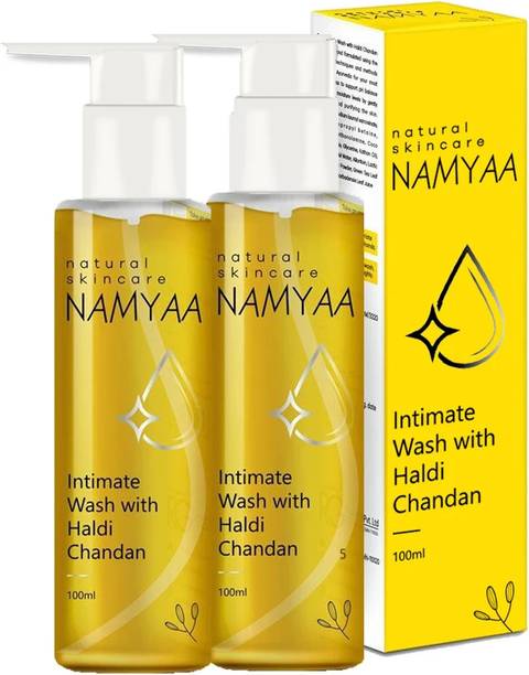 Namyaa Haldi Chandan Intimate Hygiene Wash Packof2|Goodness of Haldi|AntiBacterial Wash Intimate Wash
