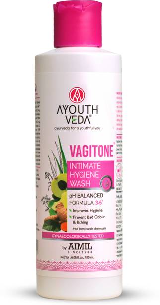 AYOUTHVEDA Vagitone Intimate Hygiene Wash | Enriched With Aloe Vera, Amla & Green Tea Intimate Wash