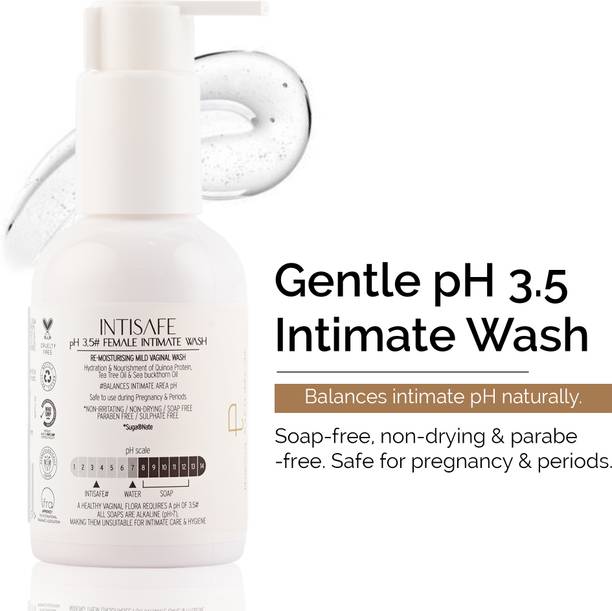 PERSONAL TOUCH SKINCARE Intisafe pH 3.5 Intimate Wash | Re-Moisturising Mild Vaginal Wash Intimate Wash