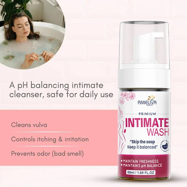 Ameliya Hygiene Care Vaginal, Prevents Itching | Non-Foaming Intimate Wash1 Intimate Wash