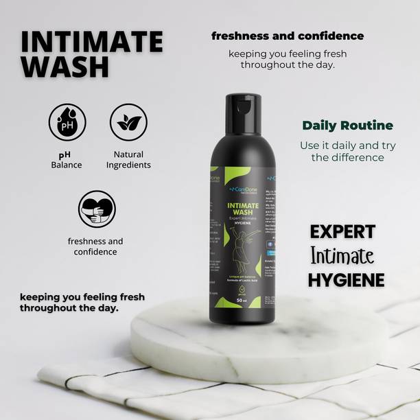 CareDone Intimate Wash: Comfort All Day, Gentle Cleanse, pH Balanced. Intimate Wash