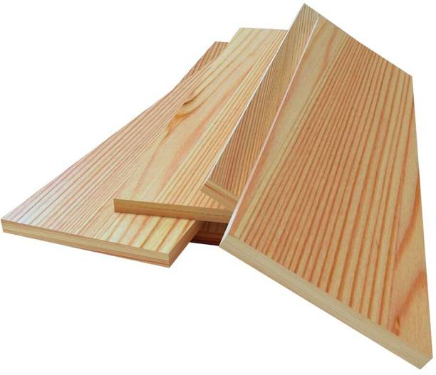 Storkify Home Wooden Plank Board for DIY Craft Painting Shelves Wall Decor Natural Wood Teak Wood Veneer