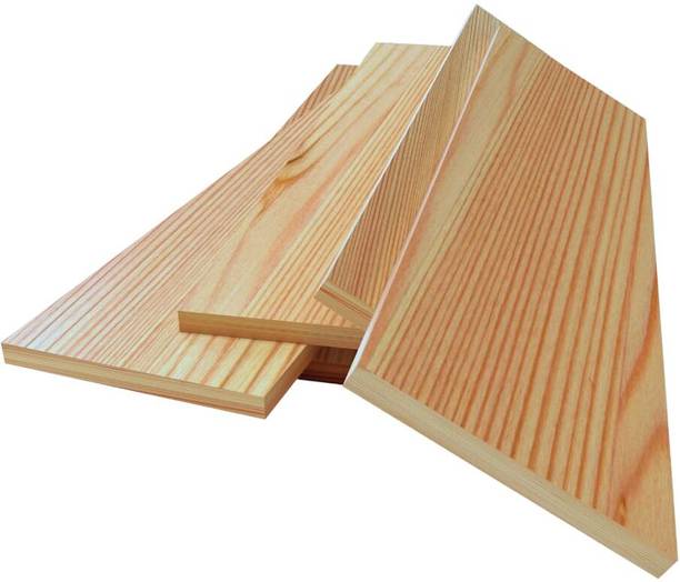 Timberz Pinewood Natural Wooden Planks | 10 Pieces Rectangle Pieces for Arts and Crafts Wood Lumber