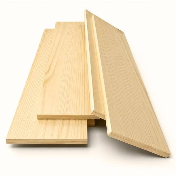 Timberz Wooden Planks for DIY Projects | Pinewood Rectangle Panels Pack of 5 Wood Lumber