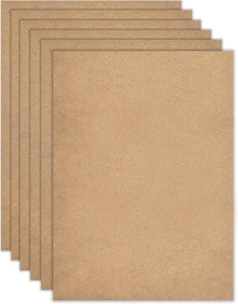 FRKB 6 Pc A4 Size MDF Boards for Art and Craft, MDF Sheets for Craft Work 20 x 30 cms Pine Wood Veneer