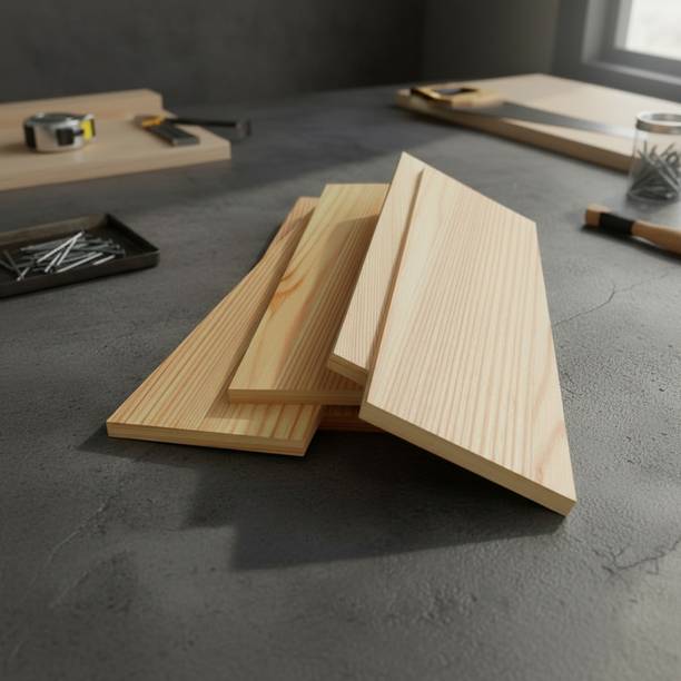 Storkify Home DIY Wooden Board Natural Wood Plank for Crafts Painting Engraving Decor Pine Wood Veneer