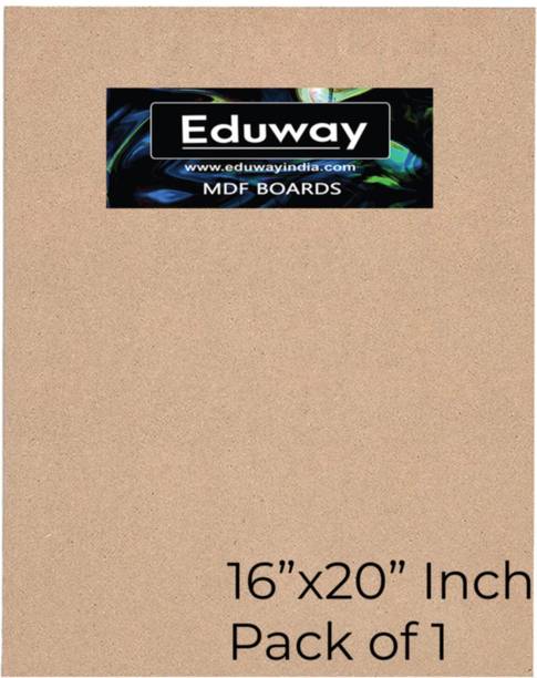 Eduway 16"x20" Mdf Board Sheet For Art & Craft Pack of 1 Ash Japanese Wood Veneer