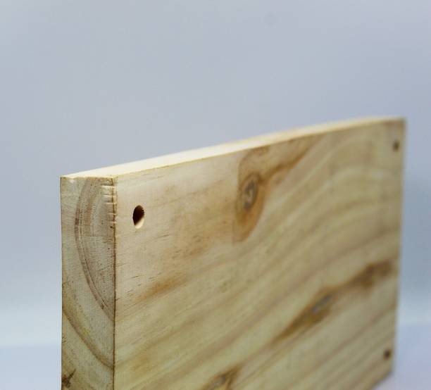 Aaresdecor Natural Pine Wooden Plank (12x6 inch, 3 Pcs) | DIY, Art and Craft Pine Wood Veneer