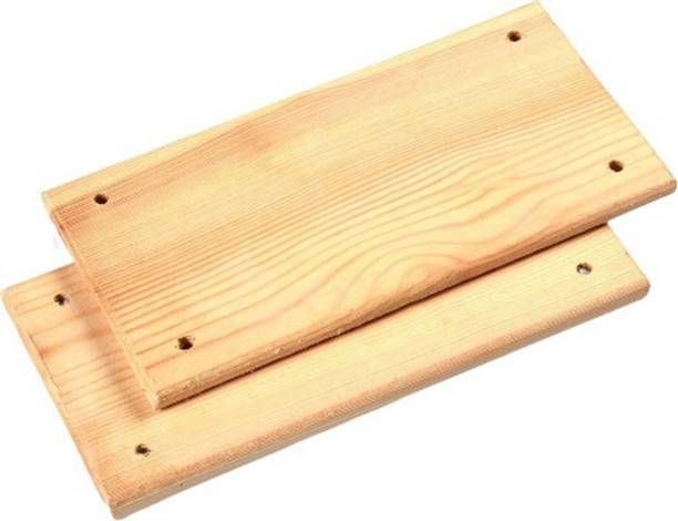 Krishnawooden Wooden Plank for Macrame Wall Hanging Plant Hanger & DIY Projects Pack of 2 Pine Wood Veneer