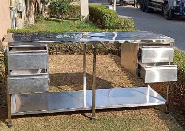 sti Stainless Steel Packing,Inspection,Ecommerce Packing Table & Woodan Top+Pinboard Workstation