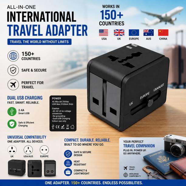 yukku universal UNIVERSAL MOBILE ADAPTER Worldwide Adaptor