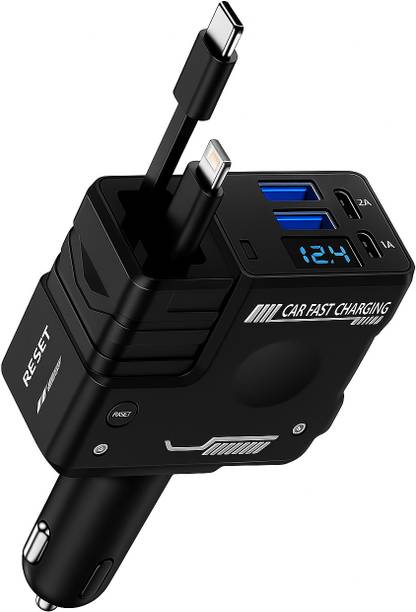 Primate 100 W Qualcomm 3.0 Turbo Car Charger