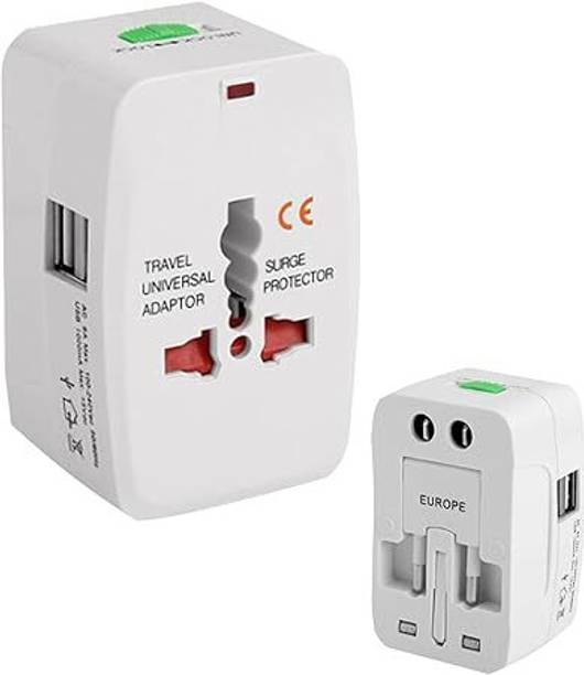 Soopii All-in-One Travel Plug Adapter – Worldwide Compatibility & Dual USB Ports Worldwide Adaptor