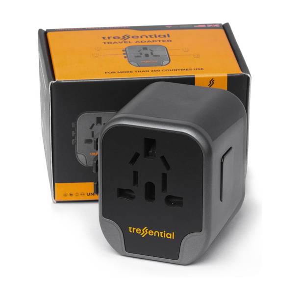 Tressential Universal Travel Adapter with Dual High Speed USB Ports to use in 200+ Countries Worldwide Adaptor