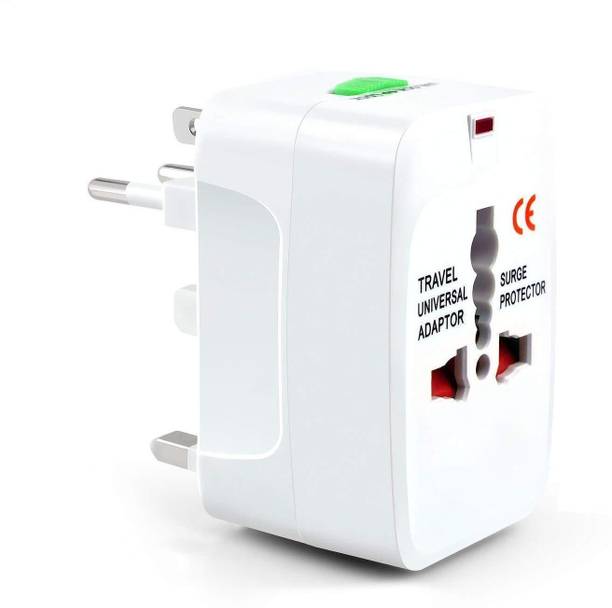 Nexotic Universal Travel Adapter Power Charger Plug EU,AU,UK,US,CN,JP,HK Surge Protector Worldwide Adaptor