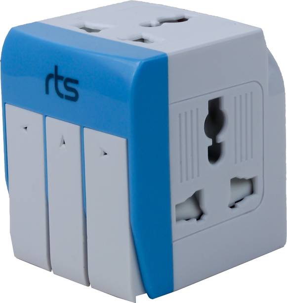 जिहान Three Way Plug Multi Plug Adapter Plug 3 Way Plug Socket Multiplug Extension 3 सॉकेट सर्ज रक्षक