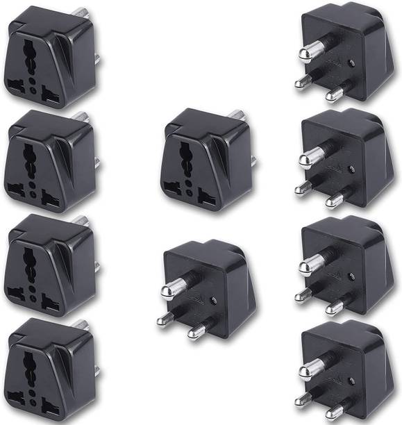MX UNIVERSAL CONVERSION PLUG 3 PIN (5 AMP) 250~ FOR IND,SA 3008 _PACKOF 10 Worldwide Adaptor