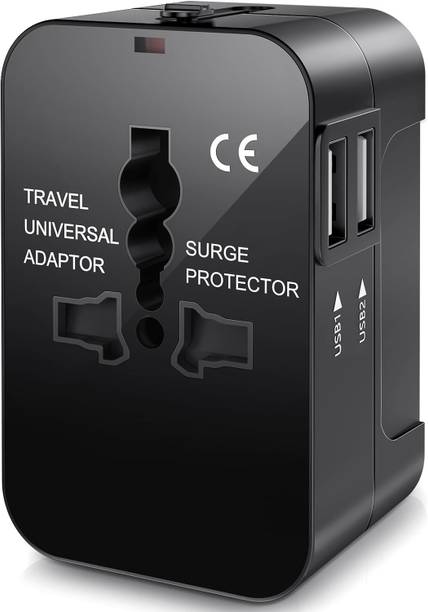 Jihaan 2025 Universal Adapter, International All in One Worldwide Travel Adapter Worldwide Adaptor