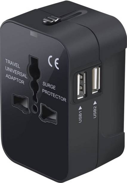 Jihaan Travel Adapter, Worldwide All in One International Power Adapter Universal Worldwide Adaptor