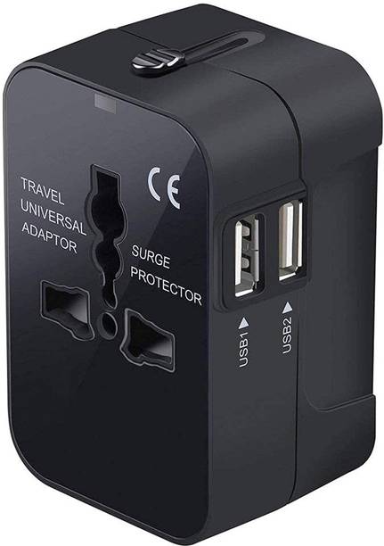 Jihaan Travel Adapter Worldwide All in One Universal Travel Adaptor Wall Plug Adapter Worldwide Adaptor