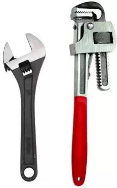 Ubod 8 INCH ADJUSTABLE WITH 12 INCH PIPE WRENCH TUFF DUTY Single Sided Pipe Wrench