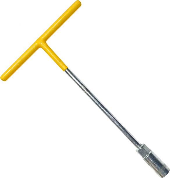 Syntex T Handle 13mm Socket Wrench for Mechanical & DIY Use (Polished Finish) T Handle 13mm Socket Wrench for Mechanical & DIY Use (Polished Finish) Single Sided T Type Wrench