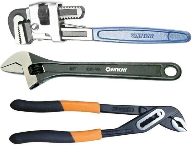 Oaykay 211 Combo Hand Tool Kit Single Sided Pipe Wrench