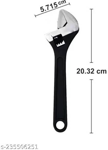 ShreeBalaji Set of 3 Anti-Corrosion Adjustable Wrench (8,10,12 Inch) Set of 3 Anti-Corrosion Adjustable Wrench (8,10,12 Inch) Single Sided Pipe Wrench