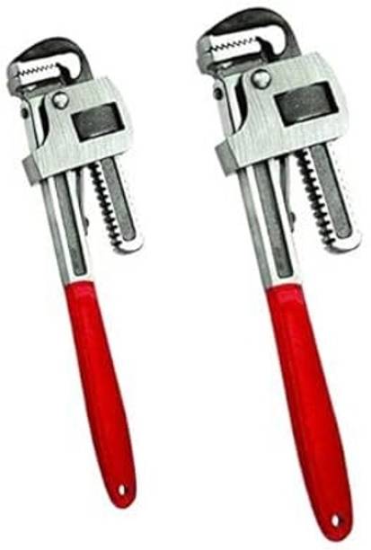 Forgesy Pipe Socket Wrench Hand Tool Set Combo-12inch & 14inch Single Sided Pipe Wrench