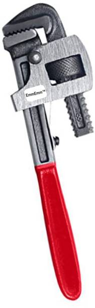 EmmEmm 10 Inch Drop Forged Pipe Wrench Finest 10 Inch Pipe Wrench (250mm Drop Forged) Single Sided Pipe Wrench