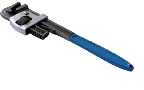 300 MM 12 Inches Pipe Wrench With Polished Jaw 12-Inch Adjustable Heavy Duty Steel Plumbing Tool for Home & Industrial Use Single Sided Pipe Wrench