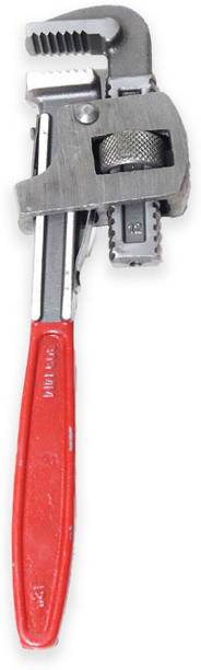WallVilla Solid Iron 12 Inch Pipe Wrench Adjustable Head Single Sided Pipe Wrench