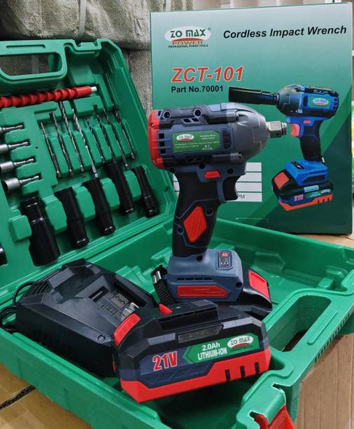 KHS ENTERPRISE ZCT-101 ZOMAX 21 V LI-ION BATTERY & CHARGE CORDLESS BRUSHLESS IMPACT WRENCH KIT Drywall Screw Gun