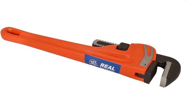 REALstf Heavy Rigid 14" Pipe Wrench For all Purposes Single Sided Pipe Wrench Heavy Rigid 14" Pipe Wrench For all Purposes Single Sided Pipe Wrench Single Sided Pipe Wrench