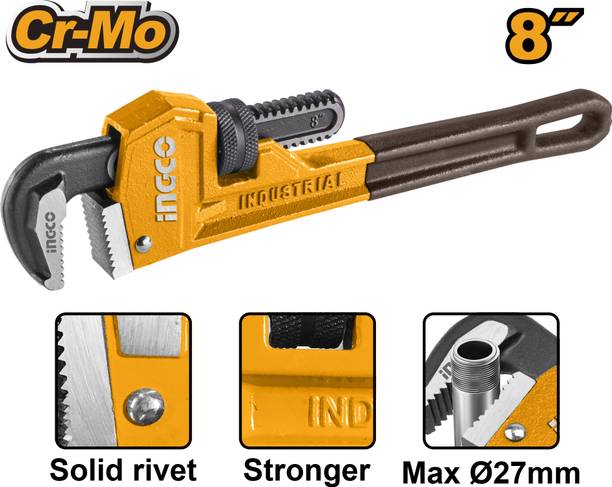 INGCO HPW0808 8 inch 200mm Single Sided Pipe Wrench