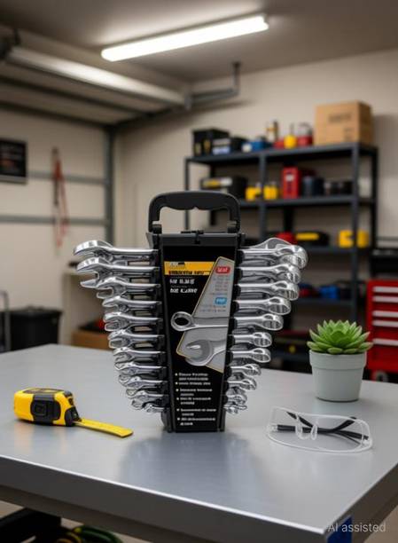 ANTOOLS Wrench 1 wrench set Double Sided Combination Wrench (Pack of 12) Double Sided Combination Wrench