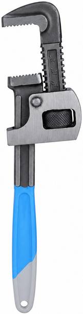 SANVORA 10-Inch Stillson Type Pipe Wrench Heavy Duty Plumbing Tool Single Sided Pipe Wrench