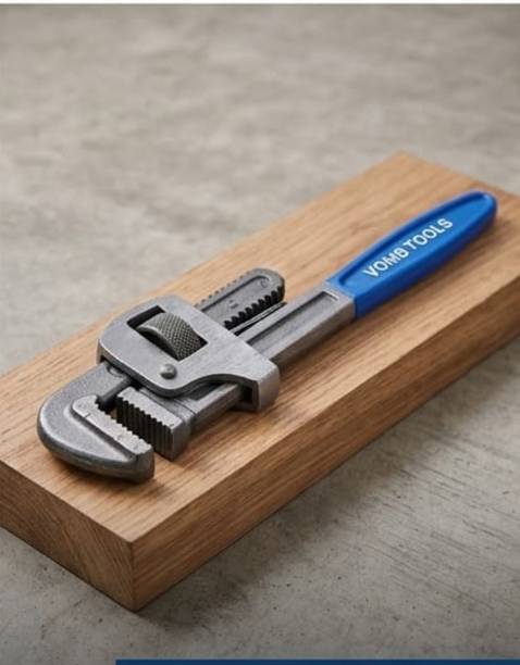 vomb P-339-F Size_24 Inch Adjustable Pipe Wrench Heavy duty hand tool 24Inch/600mm Single Sided Pipe Wrench