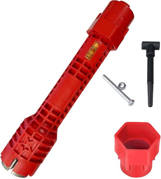 Inditrust Multifunctional Sink Installer Tool – Plumbing Wrench for Bathroom, Toilet, and Kitchen Sink Installation & Repair Double Sided Rachet Wrench