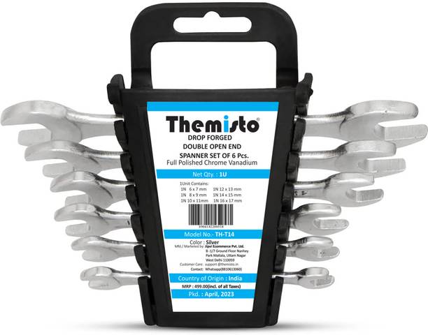 tHemiStO TH-T14 CRV Double Sided Open End Wrench