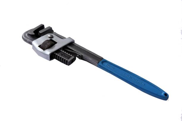 Joymart 300 MM 12 Inches Pipe Wrench With Polished Jaw 12-Inch Adjustable – Heavy Duty Steel Plumbing Tool for Home & Industrial Use Single Sided Pipe Wrench