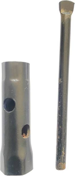 GreenLove GrabMoor APP-01F Activa Spark Plug Spanner(Premium Quality)with Tommy Bar for Double Sided Pipe Wrench