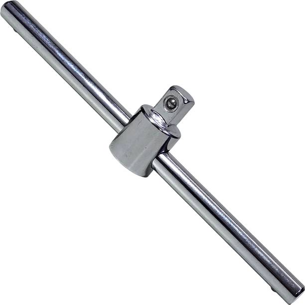 Digital Craft Sliding T-Bar Socket Wrench Tool 1/4 Inch Drive, Made of Chrome Vanadium Steel, Heavy Duty Industrial Hand Tool for Mechanics and Daily Professional Single Sided T Type Wrench